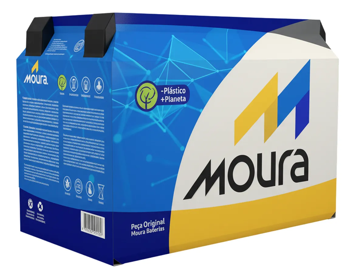 Bateria Moura M60GD 60Ah para Sandero e Gol