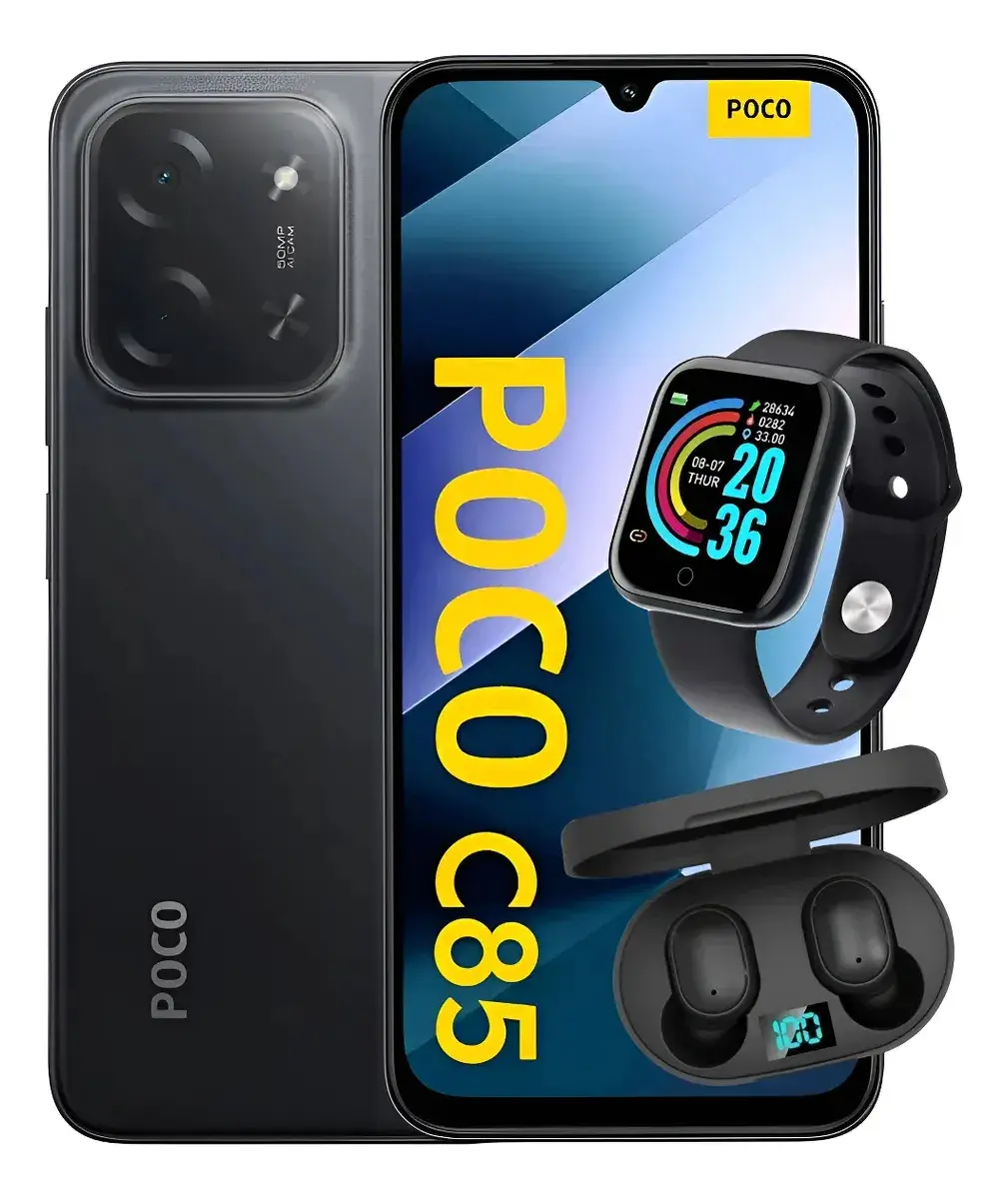 Xiaomi Poco C85 - 256GB, 8GB RAM - Lançamento 2025