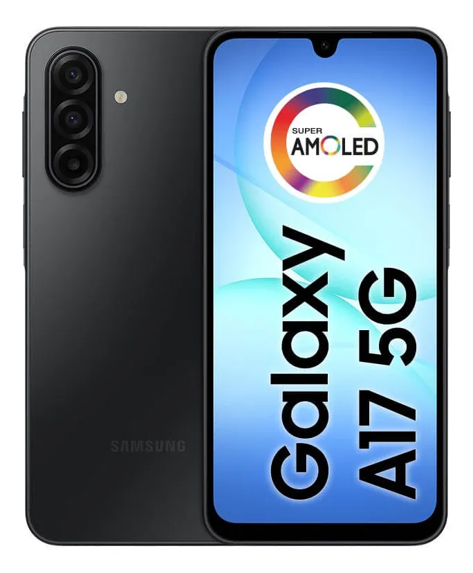Celular Samsung Galaxy A17 5G - 128GB, 4GB RAM, Câmera 50MP, Tela 6.7", Preto