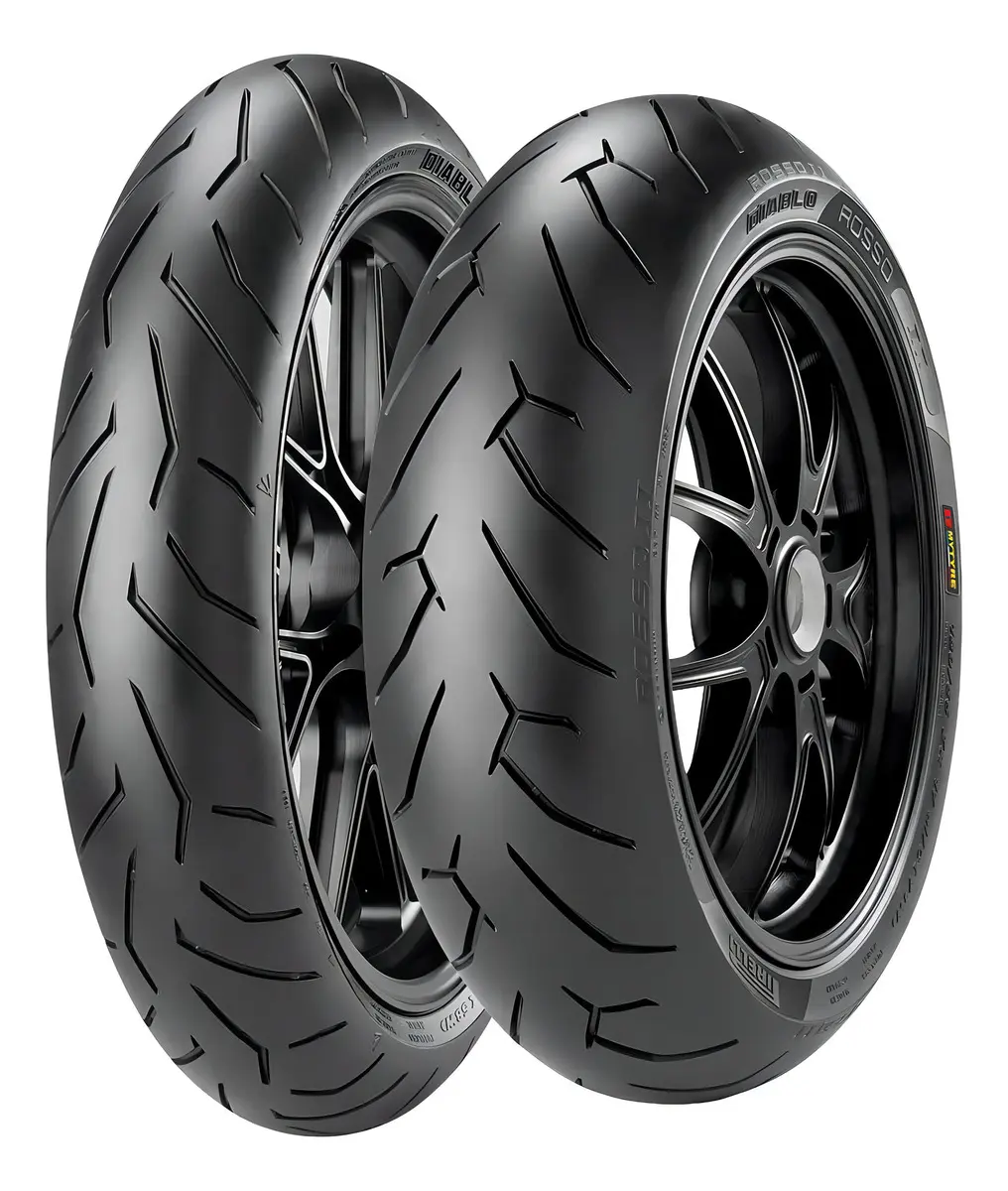 Pirelli Diablo Rosso II Kit de Pneus 110/70R17 54H + 140/70R17 66H