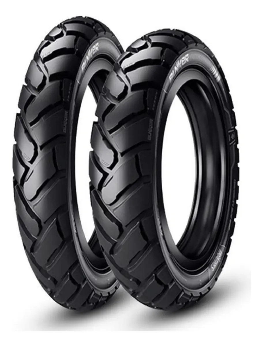 Pneu Bunker Adapt 120/80-18 e 90/90-21 para XRE 300 Tornado
