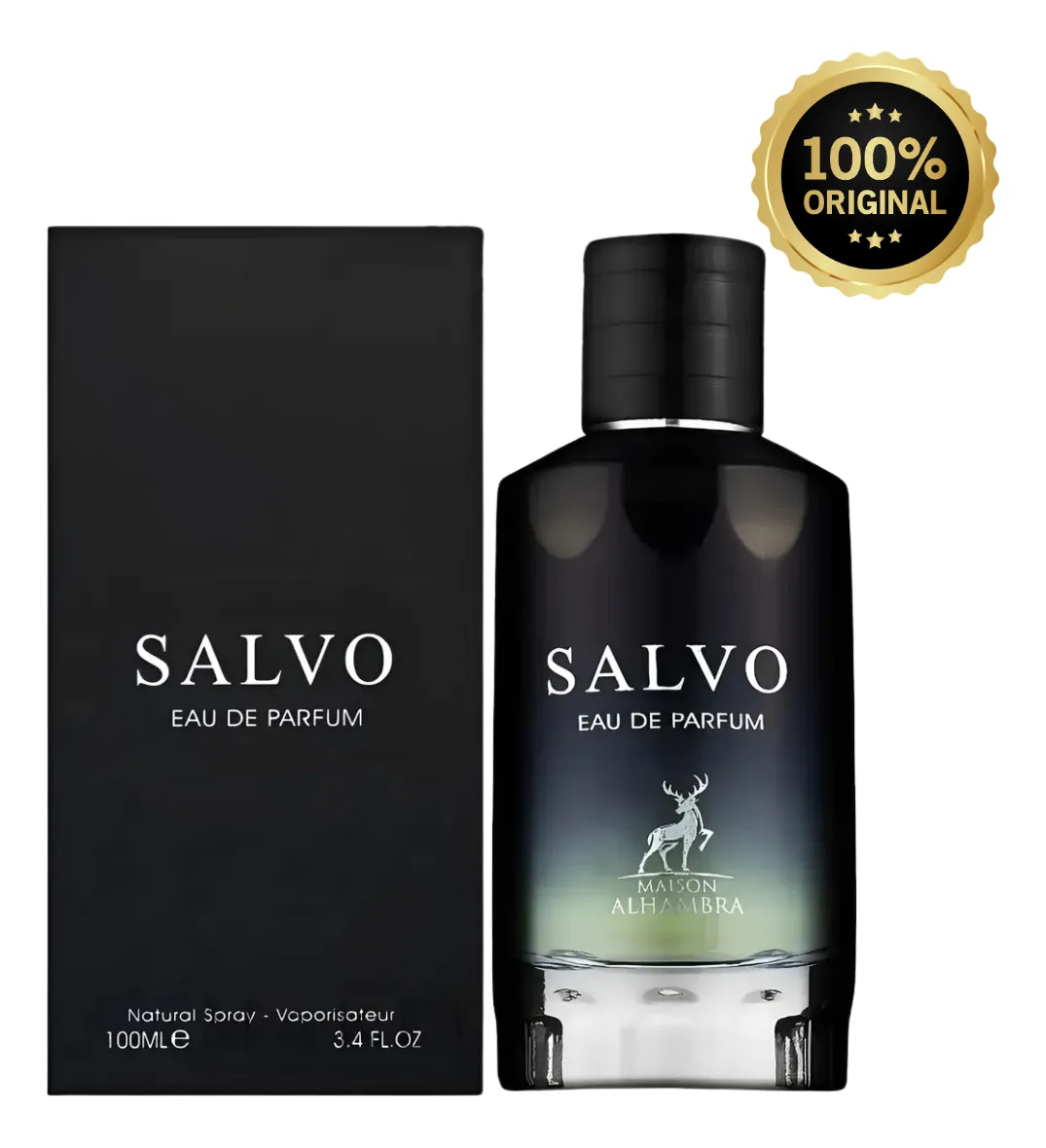Perfume Arabe Masculino Salvo Eau De Parfum 100 ml