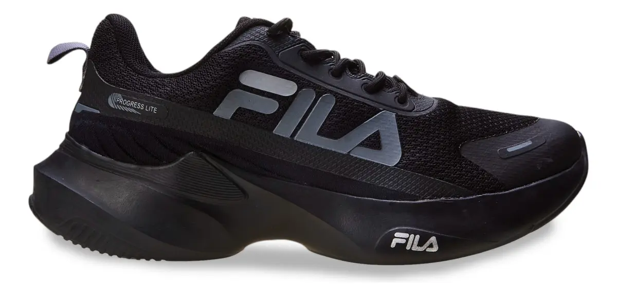 Tênis Masculino Progress Lite Fila Marinho/Branco/Oliva Liso - Tamanho 39