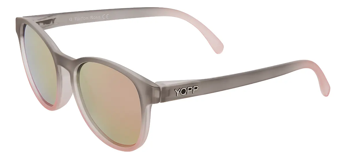 Óculos de Sol Yopp Esportivo Polarizado UV400 - Rosa e Cinza