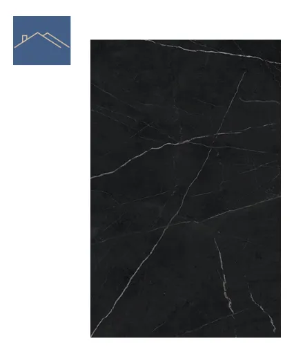Piso Porcelanato Royal Black Polido 80,5x140cm Villagrês