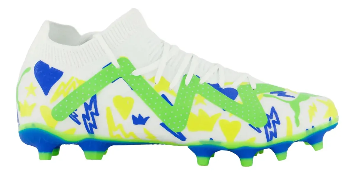 Chuteira Puma Future Match Neymar NJR FG/AG BDP - Branca