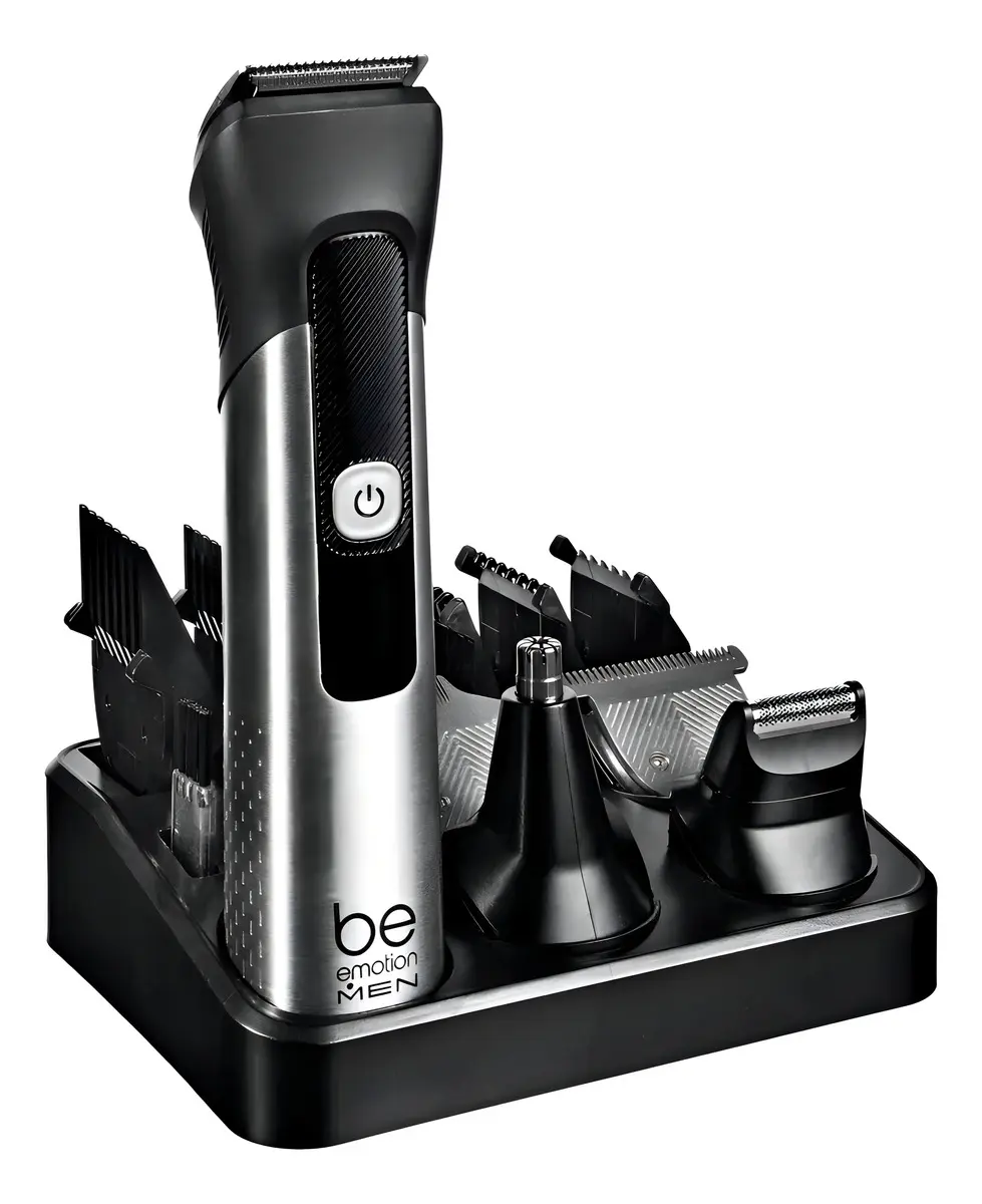 Aparador de Pelos Maxgroom Be Emotion Men - Polishop Prateado