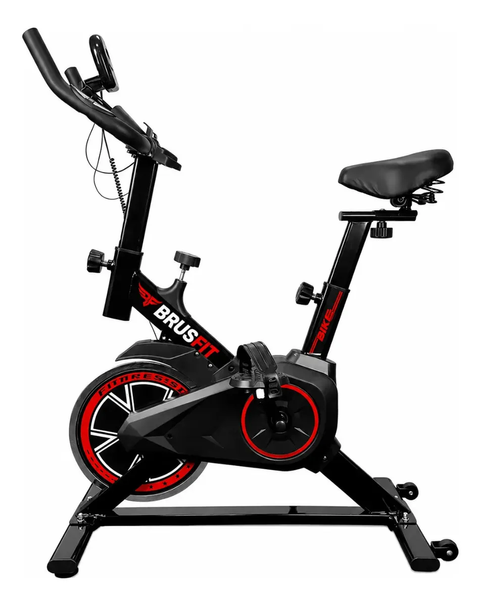 Bicicleta Ergométrica Spinning Liftness X11 - Preto/Vermelho
