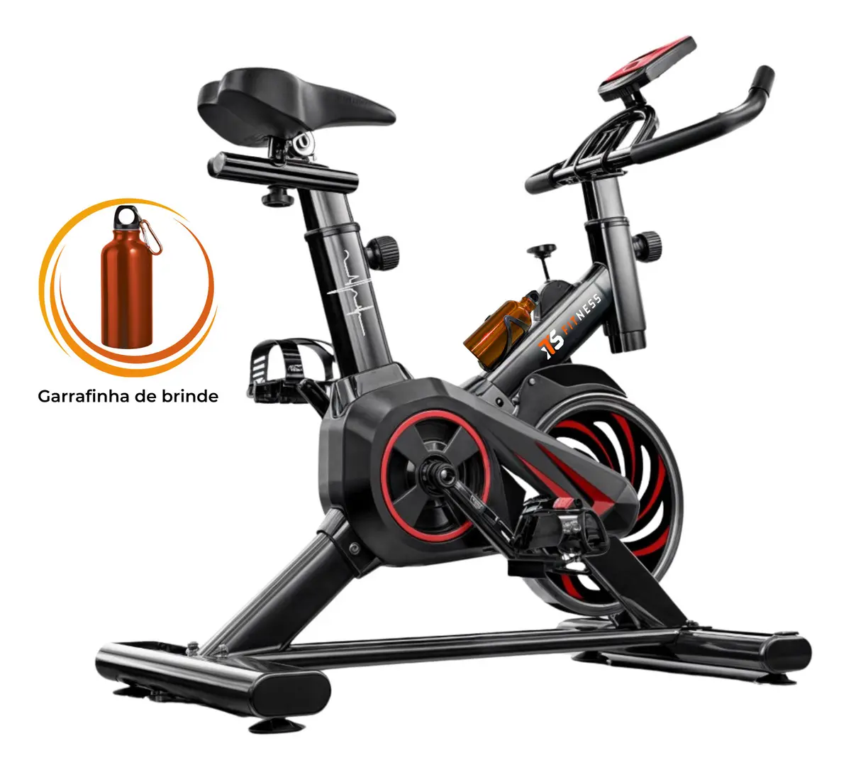 Bicicleta Ergométrica Spinning ITS Fitness Q5 - Roda de Inércia 8 kg, 6 Níveis de Resistência