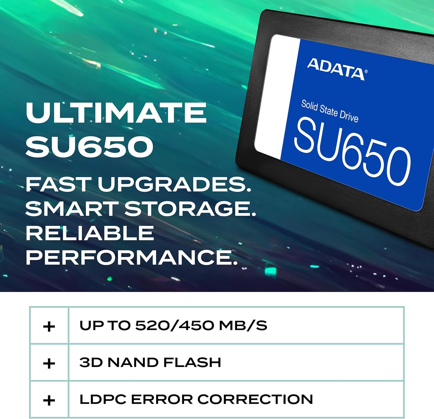 SSD ADATA SU650 512GB 2,5" ASU650SS-512GT-R — foto 2