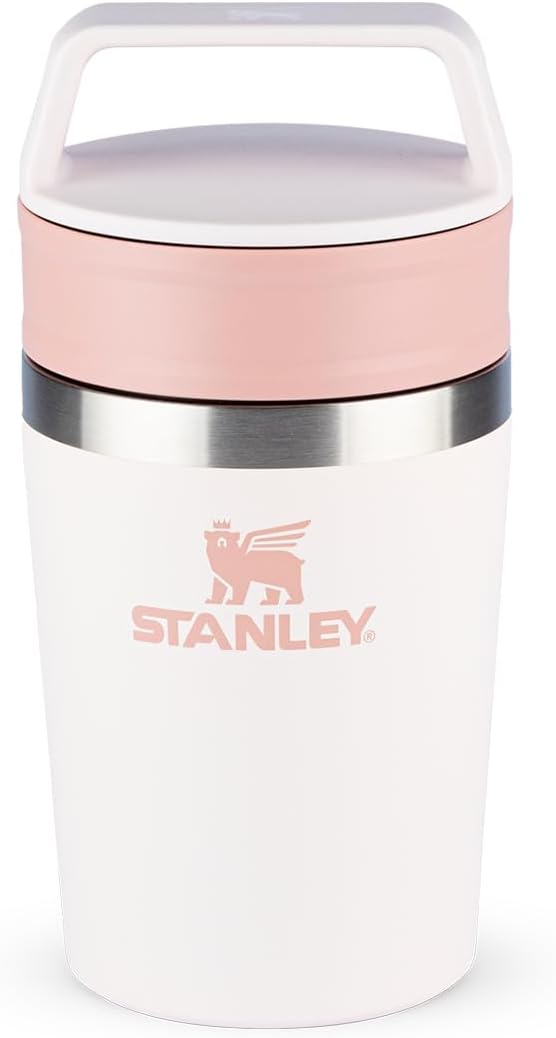 Stanley Mug Café Go - Copo Térmico de Aço Inoxidável com Tampa e Alça de Transporte