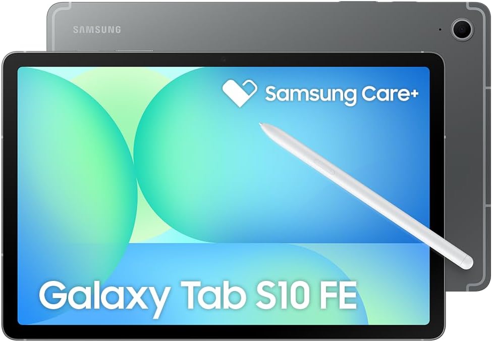 Tablet Samsung Galaxy Tab S10 FE, Cinza, 128GB, 8GB RAM, Tela 10.9" 90Hz