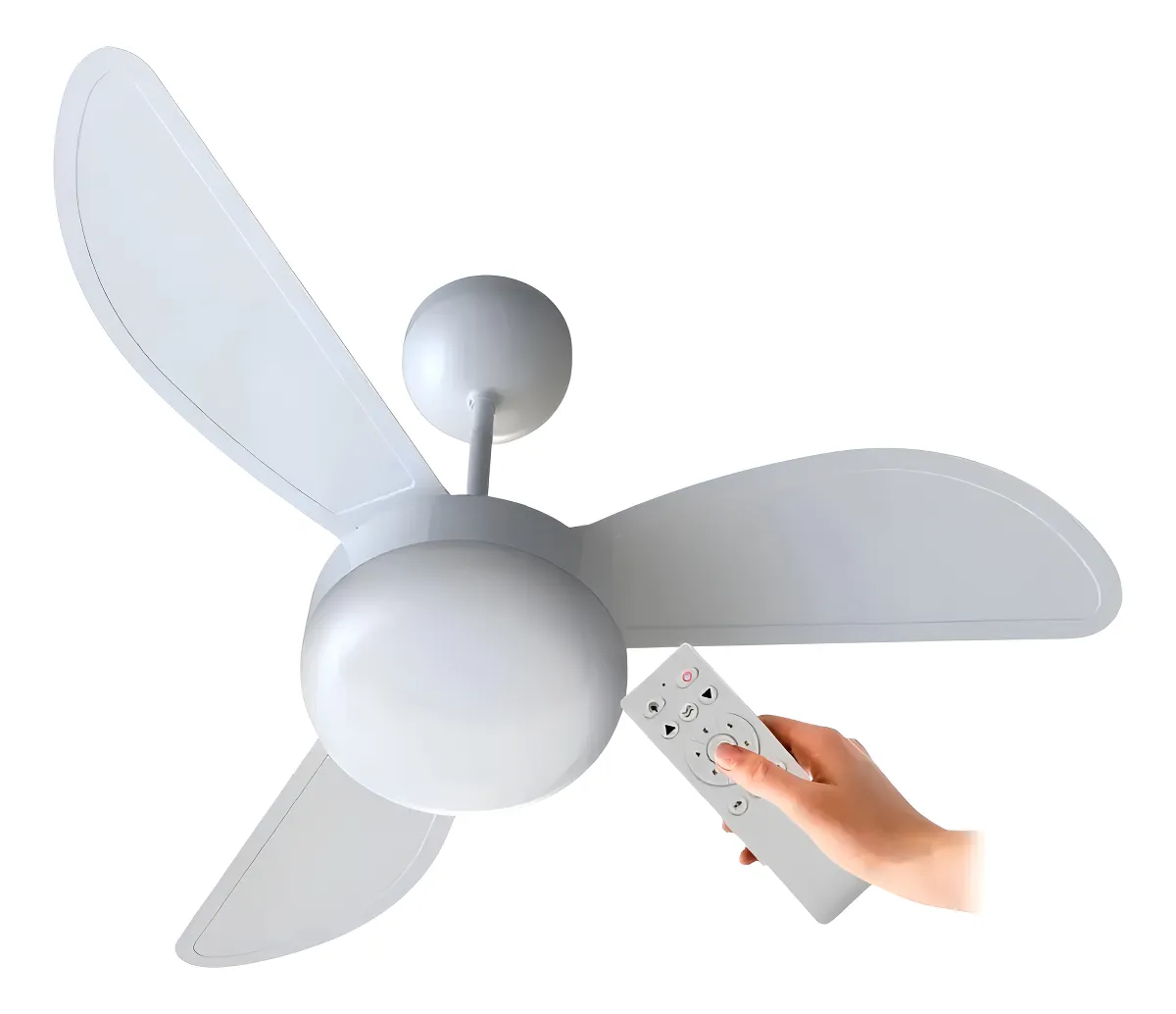 Ventilador de Teto Ventisol Fênix Branco Inverter com Controle Remoto - 30W