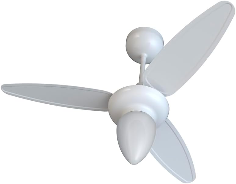 Ventisol Ventilador de Teto Wind Branco com Lustre para 1 Lâmpada e Controle Remoto — foto 2