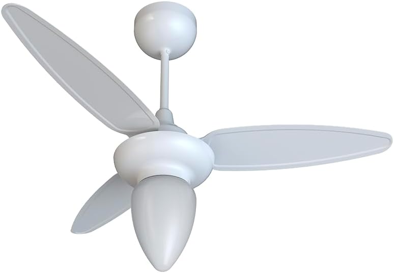 Ventisol Ventilador de Teto Wind BR 3 Pás Injetado Branco com Controle Remoto Bivolt