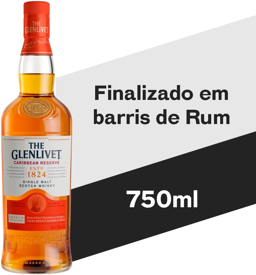 Whisky Glenlivet Caribbean Reserve 750ml — foto 2