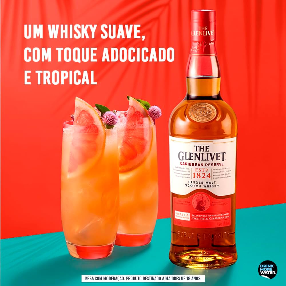 Whisky Glenlivet Caribbean Reserve 750ml — foto 5