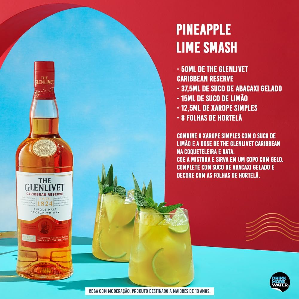 Whisky Glenlivet Caribbean Reserve 750ml — foto 6